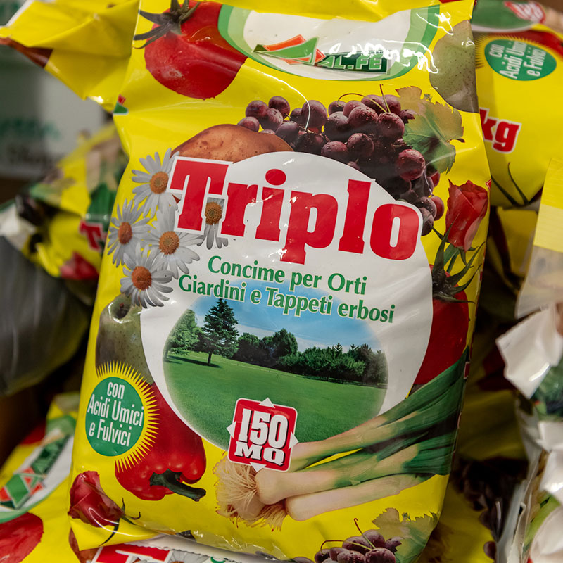 Negozio di concimi per piante da frutto